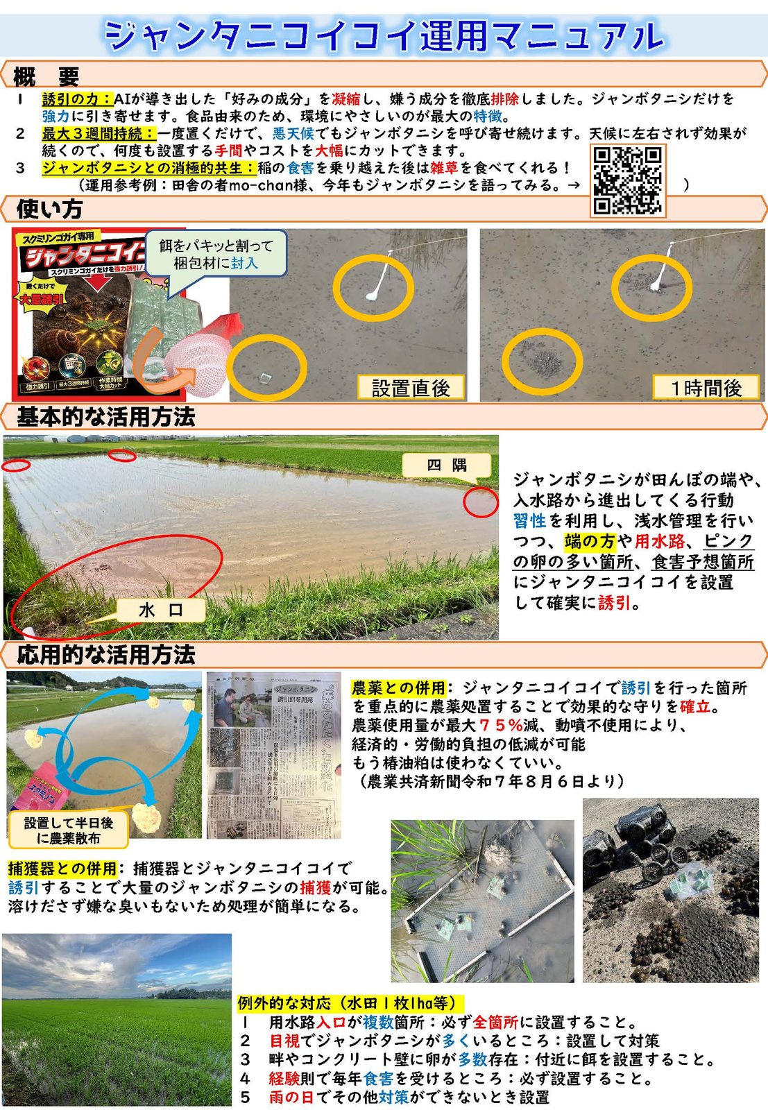 運用マニュアル 表